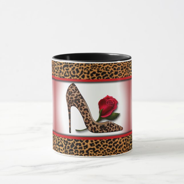 Mug Léopard à talon rouge (Centre)