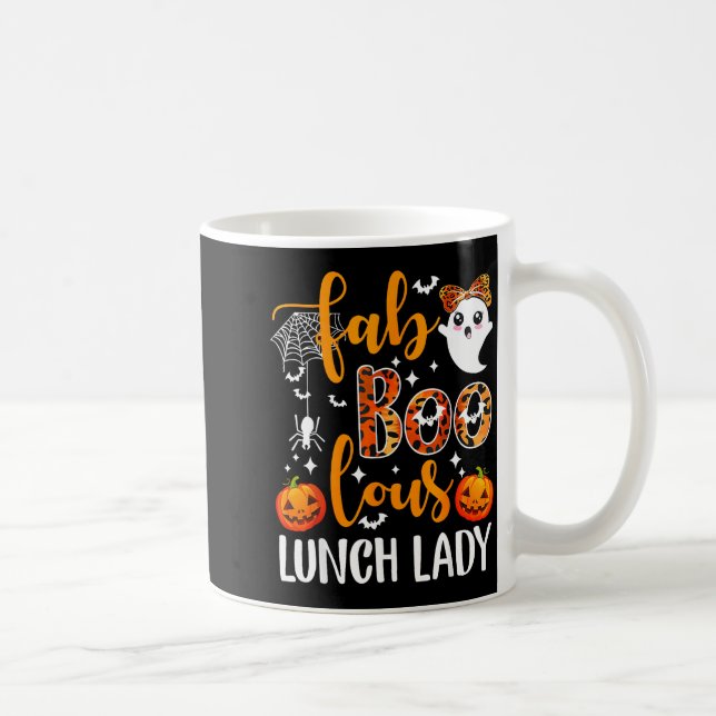 Mug Leopard Fab Boo Lous Lunch Lady Matching Group Tee (Droite)