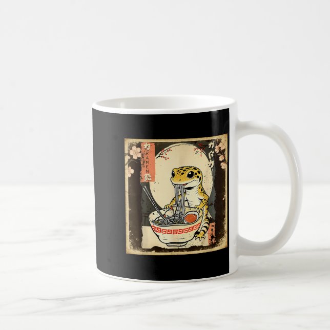 Mug Leopard Gecko Lizard Ramen Crested Gecko Japanese  (Droite)