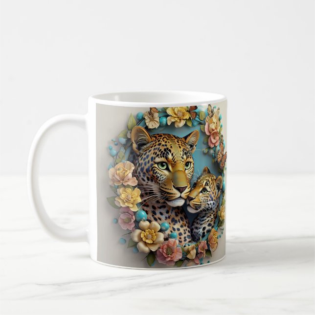 Mug Léopard, imprimeur de la fête des mères (Gauche)