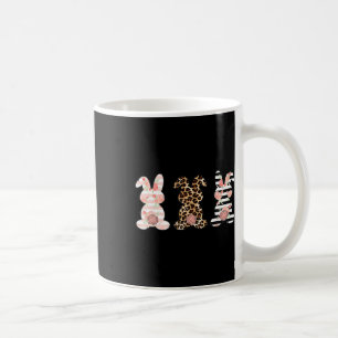 Mug Leopard Lapin de Pâques Trio Mignonne Pâques