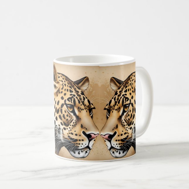 Mug Leopard's Gaze : (Devant droit)
