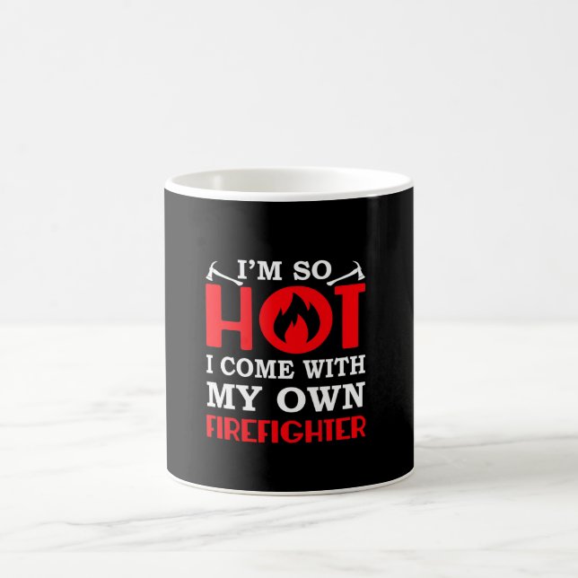 Mug L'épouse d'amie de sapeur-pompier viennent avec le (Centre)