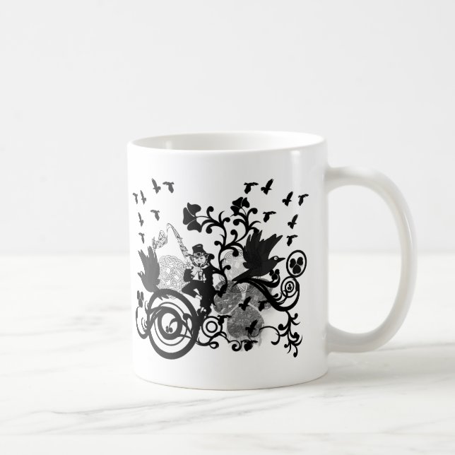Mug Leprechaun en noir (Droite)