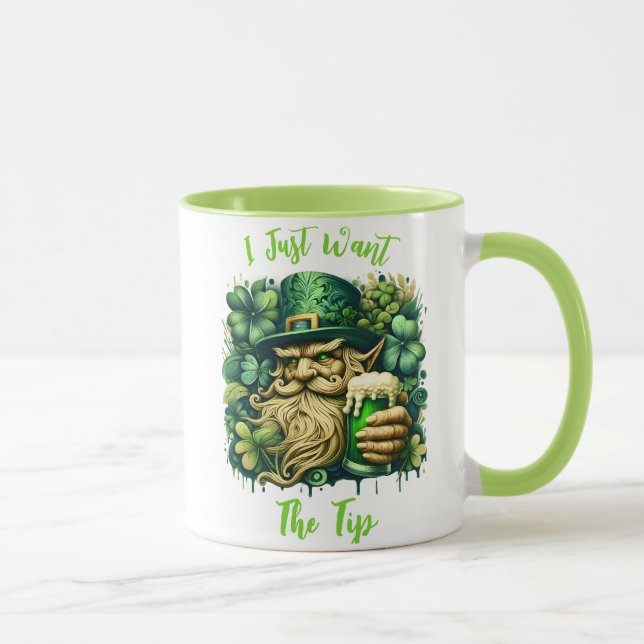 Mug Leprechaun Et Bière (Droite)