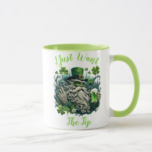Mug Leprechaun Whimsical Savourer Un Froid