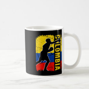 Mug L'équipe colombienne de boxe gants à drapeau