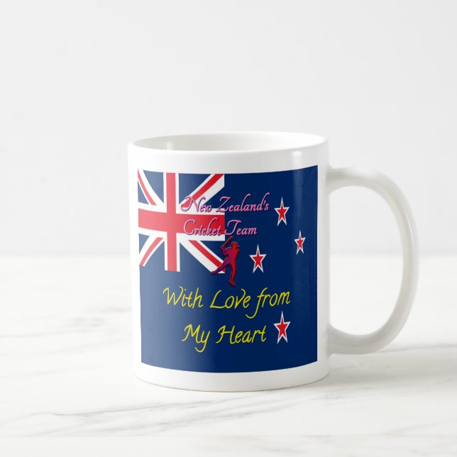 Mug L'équipe de cricket néo-zélandaise : L'amour de mo (Droite)