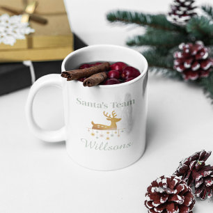 Mug L'équipe du Père Noël Noël en famille assorti