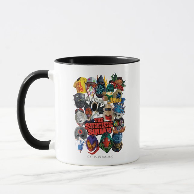 Mug L'équipe du suicide | Avatars stylisés (Gauche)