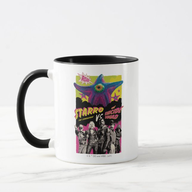 Mug L'équipe du suicide | Starro Vs L'Équipe Suicide (Gauche)