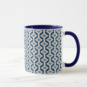 Mug L'ère atomique a inspiré le motif géométrique