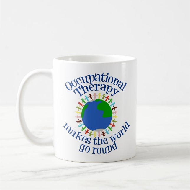 Mug L'ergothérapie fait tourner le monde (Gauche)