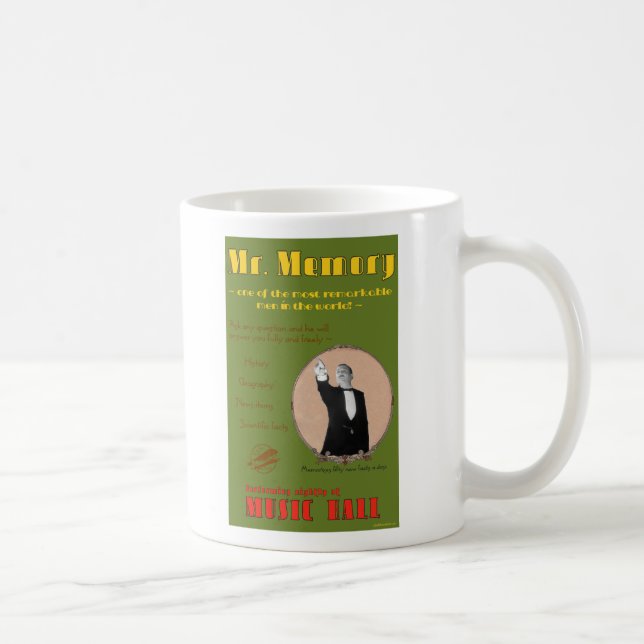 Mug Les 39 étapes : Affiche de la publicité pour M. (Droite)