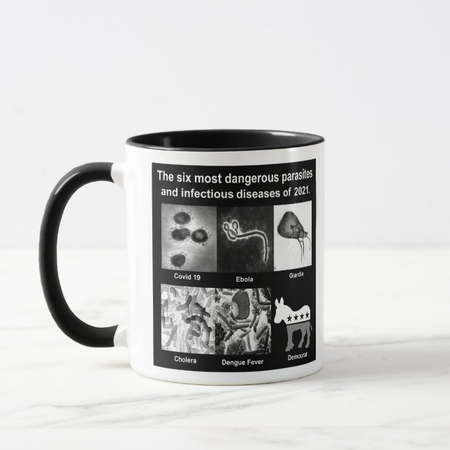 Mug Les 6 parasites les plus dangereux et infectieux (Gauche)