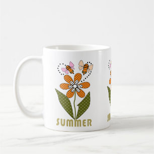 Mug les abeilles aiment l'été et moi aussi