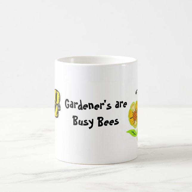 Mug Les abeilles du jardinier sont occupées (Centre)
