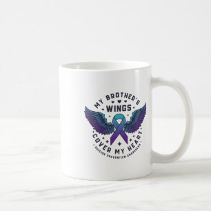Mug Les ailes de mon frère couvrent mon coeur Suicide 