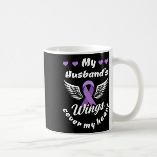 Mug Les ailes de mon Husnd couvrent mon cœur Sensibili
