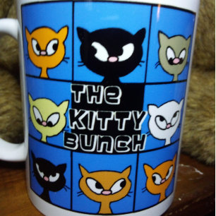 Mug Les amateurs de chats mignons Kitty Bunch