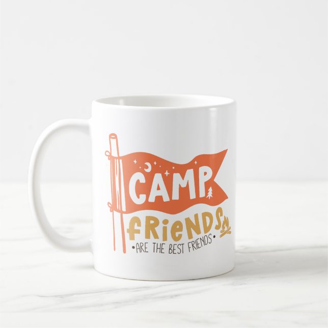 Mug Les amis du camp sont les meilleurs amis (Gauche)