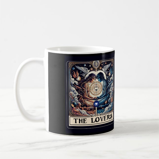 Mug LES AMOUREUX Tarot Céleste Homme & Femme Âmes (Gauche)