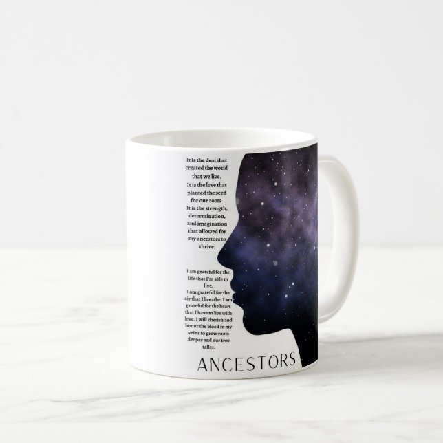Mug Les ancêtres qui offrent de la viande (Devant droit)