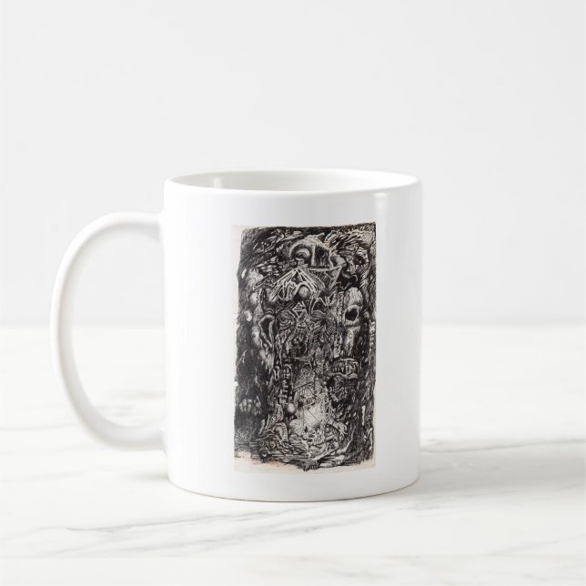 Mug Les anciens, dessin à l'encre (Gauche)