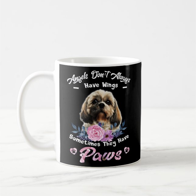 Mug Les Anges N'Ont Pas Toujours D'Ailes Chih Tzu (Gauche)