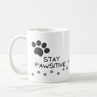 Mug Les animaux de compagnie restent Empreintes de pat