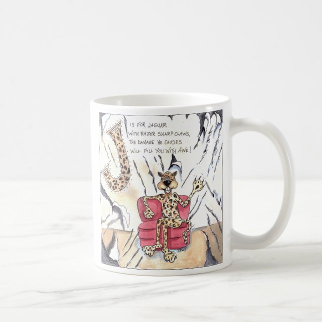 Mug Les animaux m'effrayent (Droite)