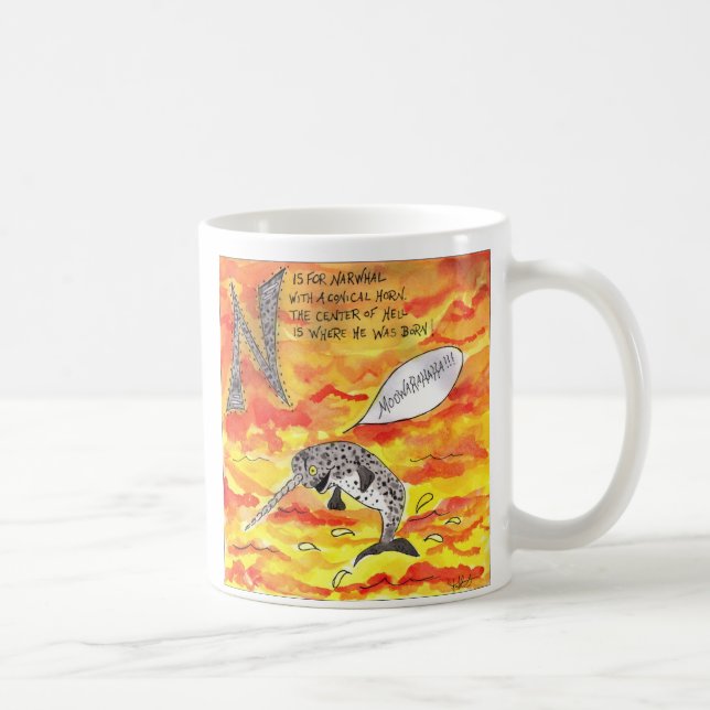 Mug Les animaux m'effrayent (Droite)