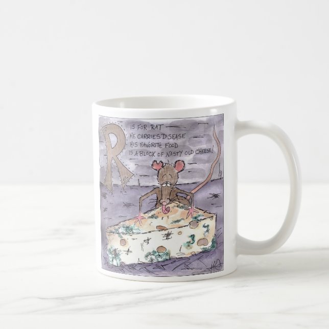 Mug Les animaux m'effrayent (Droite)