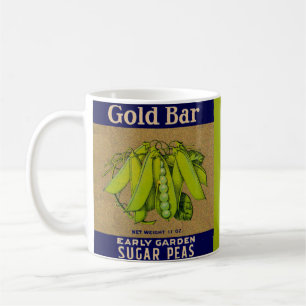 Mug Les années 1930 Gold Bar les pois à sucre peuvent