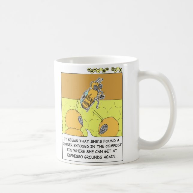 Mug Les api d'Abeille-ing dansent le jitterbug la (Droite)