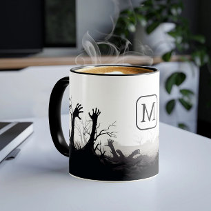 Mug Les armes de Zombie se lèvent Éffrayante nuit d'Ha