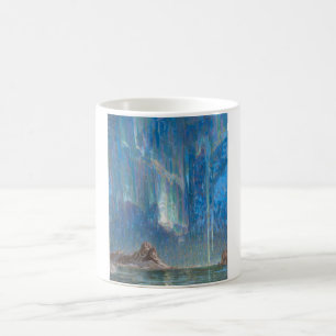 Mug Les aurores boréales de Norvège du Nord (Aurora)