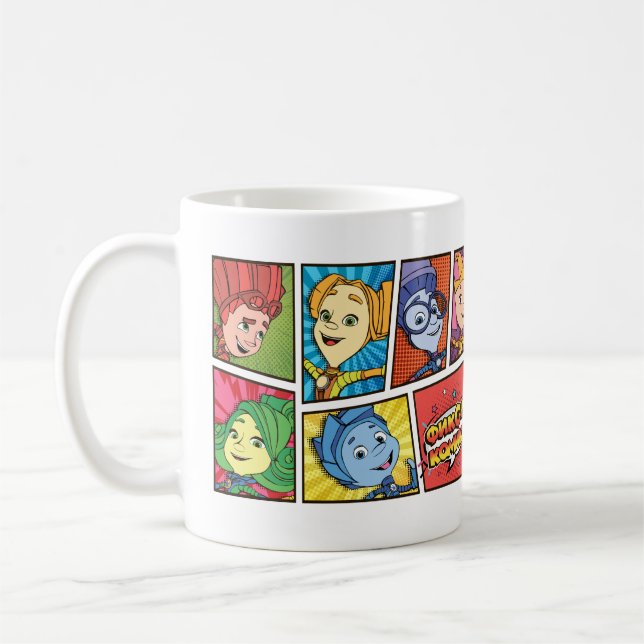 Mug Les bandes dessinées de Fixies | Fixie - les (Gauche)