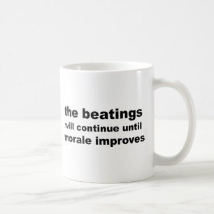Mug les battements continueront jusqu'à ce que le