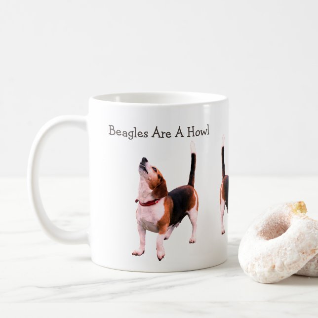 Mug Les beagles Sont Un Amoureux des chiens De Vie (Avec donut)