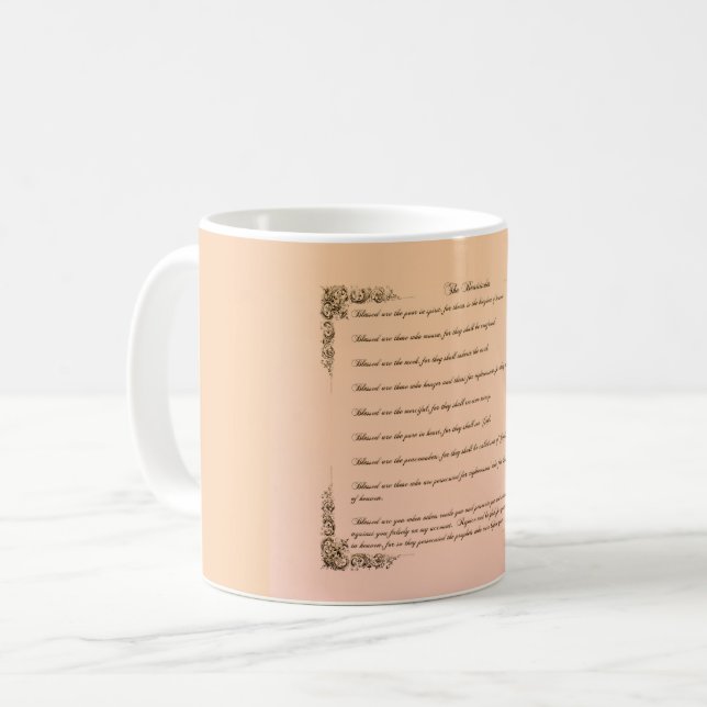 Mug Les Béatitudes (Devant gauche)