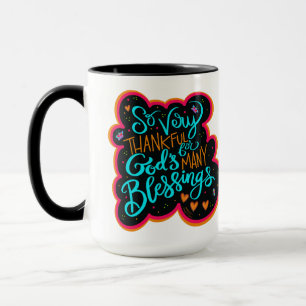 Mug Les Bénédictions de Dieu religieux Citation Inspir