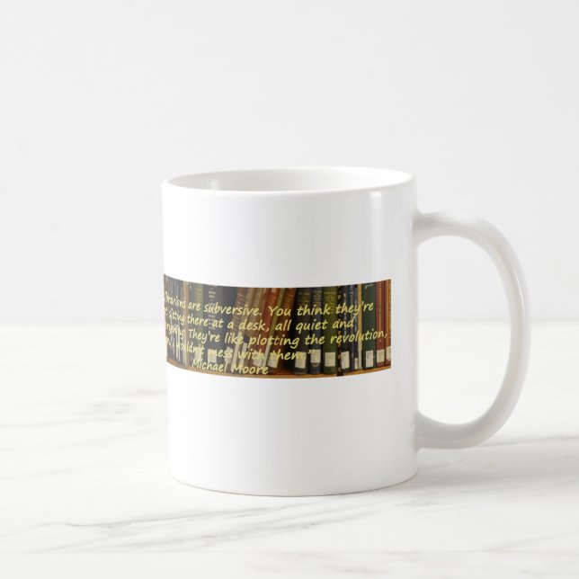 Mug Les bibliothécaires sont subversifs (Droite)