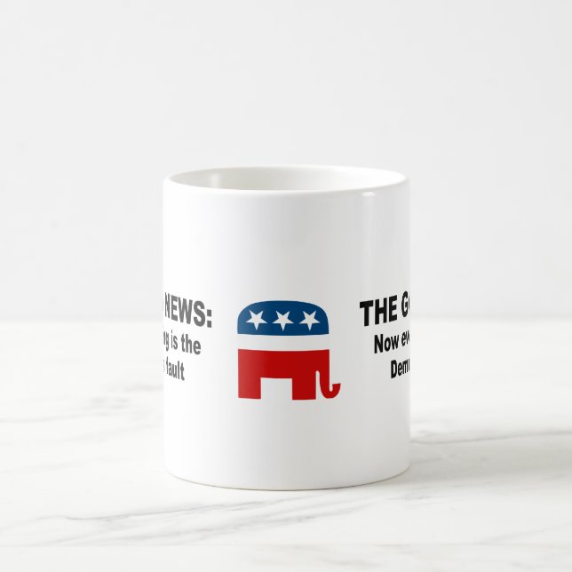 Mug Les bonnes nouvelles - maintenant tout est le f du (Centre)