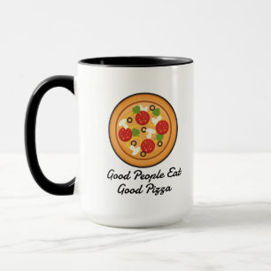 Mug les bonnes personnes rigolotes mangent une bonne p
