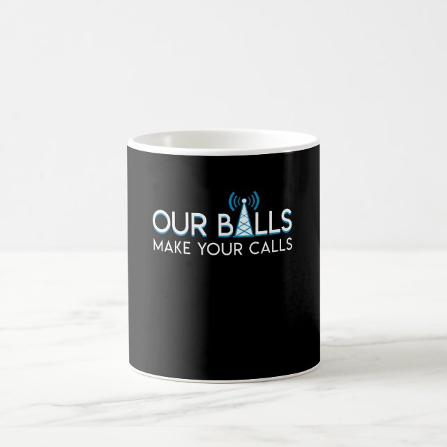Mug Les boules de grimpeur de tour de cellules font (Centre)