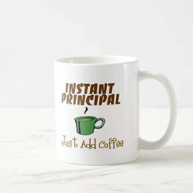 Mug Les cadeaux de directeur "ajoutent juste le café " (Droite)