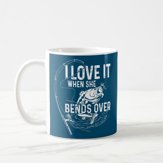 Mug Les Cadeaux De Pêche Pour Les Hommes Je L'Aime Qua (Gauche)