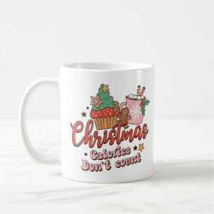 Mug Les calories de Noël ne comptent pas
