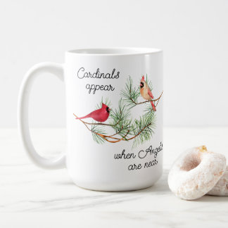 Mug Les cardinaux apparaissent quand les anges sont pr